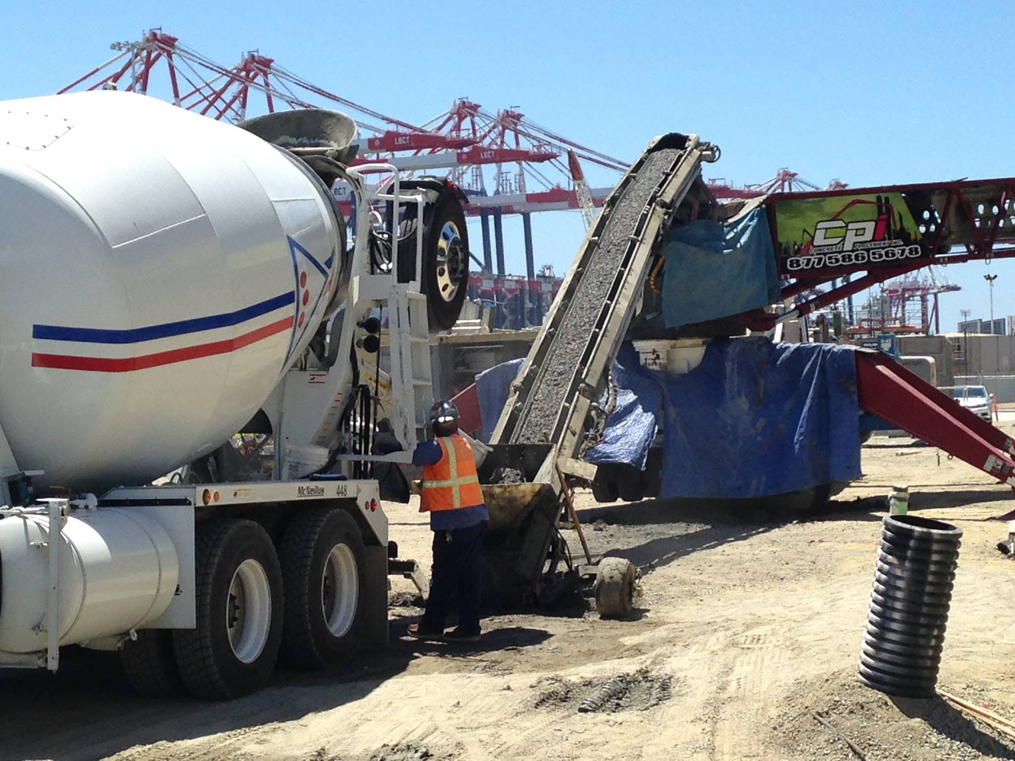 Temporary project photo: structural foundation formwork